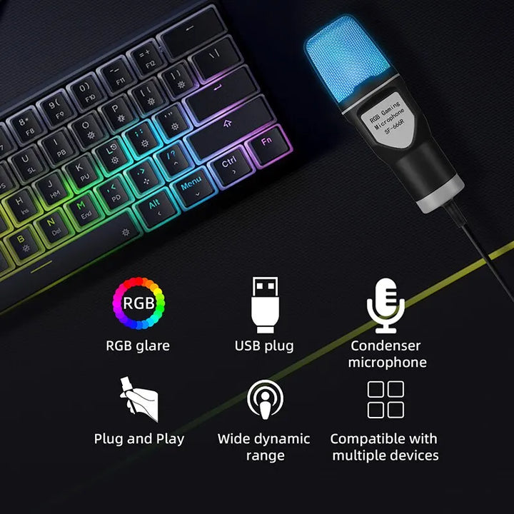 Sf666R USB Microphone for PC