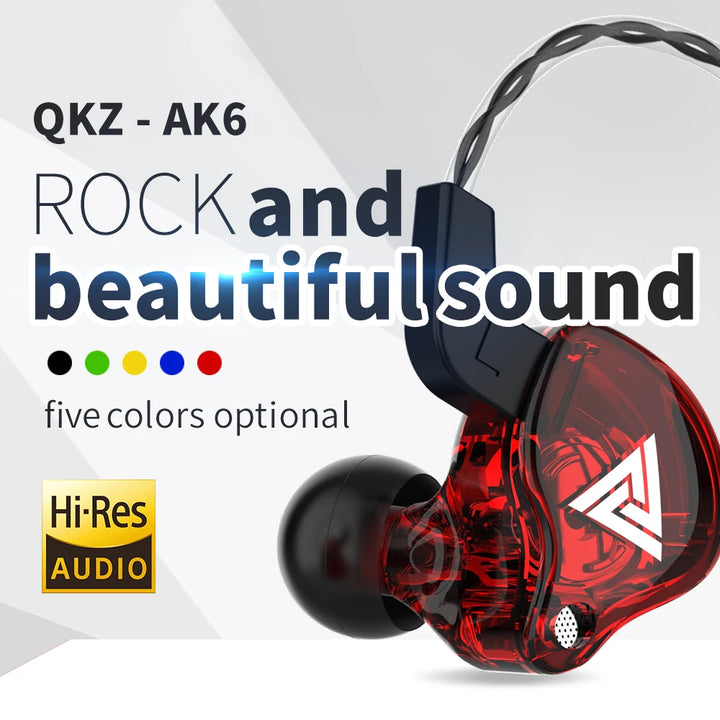 Original QKZ AK6 Earphones