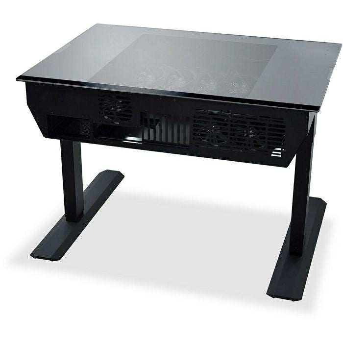 Lian Li DK-04F, Sit-Stand with Tempered Glass, no power supply, E-ATX