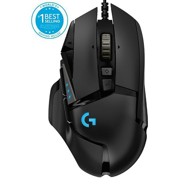 Logitech G502 Hero, wired gaming mouse , 25600DPI